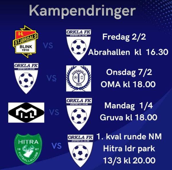 Treningskamper OFK 2024